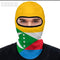 Comores-Masque de protection solaire pour moto, coupe-vent pour motocycliste, équipement de cyclisme et de sauna